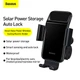 Держатель BASEUS Smart Solar Power Wireless Cycling Electric Holder IP54 |4.7-6.7"| (SUZG010001) черный - изображение 8