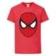 Футболка детская Марвел (Marvel & DC) красная (spiderman-red) 128 см - изображение 1