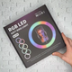 Кольцевая светодиодная лампа RGB LED RING MJ26 26 см с держателем телефона для блоггеров - изображение 2