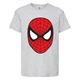 Футболка детская Марвел (Marvel & DC) серая (spiderman-gray) 140 см - изображение 1