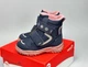 Детские зимние сапоги Superfit Husky Gore-Tex 20 р сине-розовые девочке - изображение 3