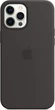 Панель Apple MagSafe Silicone Case для Apple iPhone 12 Pro Max Black (MHLG3) - зображення 4