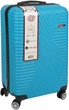 Чемодан на 4-х колесиках G&D Polo Suitcase Model 600 размер L 50 x 32 x 77 см Бирюзовый - изображение 4