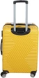 Чемодан на 4-х колесиках G&D Polo Suitcase Model 600 размер L 50 x 32 x 77 см Желтый - изображение 2