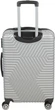 Чемодан на 4-х колесиках G&D Polo Suitcase Model 600 размер L 50 x 32 x 77 см Серый - изображение 2