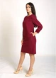 Платье женское InDresser XS Бордовый (IN-0206Н009Д-Bordo) - изображение 2