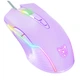 Миша ігрова комп'ютерна Onikuma CW905 Purple з RGB підсвіткою, провідна - зображення 1