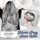 Временная смывающаяся краска для волос Eelhoe Silver Gray - изображение 7