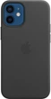Панель Apple MagSafe Leather Case для Apple iPhone 12 mini Black (MHKA3) - зображення 1