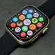 Смарт годинник Smart Watch HK9 Pro 45 mm AMOLED екран українське меню з функцією дзвінка Золотий корпус + чорний ремінець - зображення 8