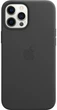 Etui Apple MagSafe Leather Case do Apple iPhone 12 Pro Max Black (MHKM3) - obraz 4