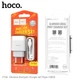 Адаптер сетевой Hoco Type-C Cable Glorious C73A |2USB, 2.4A| Белый - изображение 4