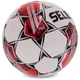 М'яч футбольний №4 SELECT DIAMOND V23 DIAMOND-WR (білий-червоний) - зображення 2