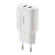 Зарядний пристрій Remax RP-U22 2USB 2.4A Type-C White - зображення 2