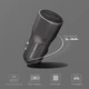 Автомобільний ЗП Remax RCC-221 Retour 3.0A 2USB Quick Charge dark grey - зображення 2