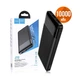 Повербанк Hoco J72 Easy travel (10000 mAh / Out: 2USB 5V/2A / In: Type-C, micro-USB 5V/2A ) з LED індикатором, чорний - зображення 4