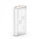 Повербанк XO PR188 (20000mAh / Out: 2USB-A 22.5W QC3.0, Type-C PD 20W / In: micro-USB, Type-C 18W ) с LED индикатором, Белый - изображение 2