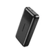 Повербанк XO PB302 (20000 mAh / Out: 2USB 5V/2A / In: Type-C, micro-USB 5V/2A ) з LED індикатором, чорний - зображення 1