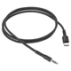 AUX кабель Hoco UPA17 Type-C to Jack 3.5 1m чорний - зображення 2