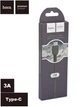 Кабель USB Hoco X20 Type-C Чорний - зображення 4