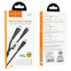 Кабель USB Hoco U102 Super 100W 2 in1 Type-C to Type-C+Lightning Чорний - зображення 3