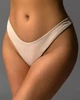 Плавки жіночі танга рубчик Крем Maybel XL (2273_4) - зображення 1