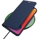 Противоударный Чехол-книжка Dux Ducis с карманом для визиток для Apple iPhone 14 / 13 (6.1") Синий - изображение 4