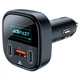Автомобільний зарядний пристрій ACEFAST B5 101W (2C+A) metal car charger with OLED smart display - зображення 1