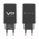 Сетевое зарядное устройство Veron VR-C13Q set Lightning 3.0A 18W Black (753615) - изображение 1