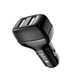 Автомобільний зарядний пристрій 2USB 2.4A Z36 Leader Dual Port Car Charger (чорний), Hoco (6931474727718) - зображення 1
