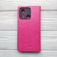 Чехол книжка Idewei для Xiaomi Redmi 12C с визитницей Розовый - изображение 2