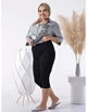 Костюм туника, бриджи Juliet de Luxe 2XL сірий з чорним 33564 - изображение 3