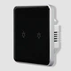 Вимикач сенсорний Zigbee чорнийTuya smart (2 клавіші) - изображение 1