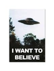 Постер плакат FNBK Я хочу верить (The X-Files) 69x102 см - изображение 1