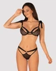 Комплект Obsessive Obsessivia 2-pcs L/XL Чорний (SO7298) - изображение 1