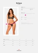 Мереживні трусики із заниженою талією Obsessive Estiqua panties M/L, чорні - изображение 7