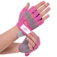 Перчатки для фитнеса перчатки спортивные Zelart Fitness Gloves 161954 размер XS Grey-Pink - изображение 3
