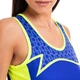 Форма для легкой атлетики женская Zelart Lidong T904 размер S (145-150см) Blue-Yellow - изображение 4