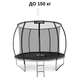 Батут Outtec Premium 10ft (312см) черно-серый с внутренней сеткой - изображение 4