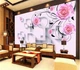 3D Фото Обои PHOTODECOR "Розовые розы и виньетки" 1 кв.м. - изображение 2