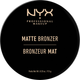 Bronzer do twarzy i ciała NYX Professional Makeup Matte Bronzer matujący MBB01 - Light 9,5 g (0800897809058) - obraz 1