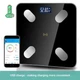 Весы напольные стеклянные DOMOTEC до 180кг электронные с приложением на телефон и измерением % жира, воды, мышечной массы - изображение 5