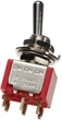 Міні-перемикач DIMARZIO EP1108 DPDT MINI SWITCH - 3 POSITION (ON/ON/ON) - зображення 1