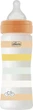 Пляшечка для годування пластикова Chicco Well-Being Colors з силіконовою соскою 2м+ 250 мл Помаранчева (28623.31) - зображення 1