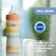Пляшечка для годування пластикова Chicco Well-Being Colors з силіконовою соскою 2м+ 250 мл Помаранчева (28623.31) - зображення 6