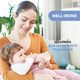 Пляшечка для годування пластикова Chicco Well-Being Colors з силіконовою соскою 2м+ 250 мл М'ятна (28623.21) - зображення 3