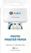 Papier fotograficzny G&G ZINK 20 szt. (GG-ZP023-20) - obraz 1