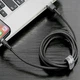 Кабель для быстрой зарядки Айфона Baseus Cafule Cable USB to Lightning 2.4A 0.5м Кабель для Айфона (CALKLF-AG1) Black/Grey - изображение 11
