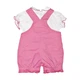 Костюм летний для девочки Hawk Kids B20136 56 см Розовый - изображение 2
