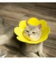 Воротник-ошейник "для заживления ран" для собак и кошек Yellow Flower Size XS - изображение 3